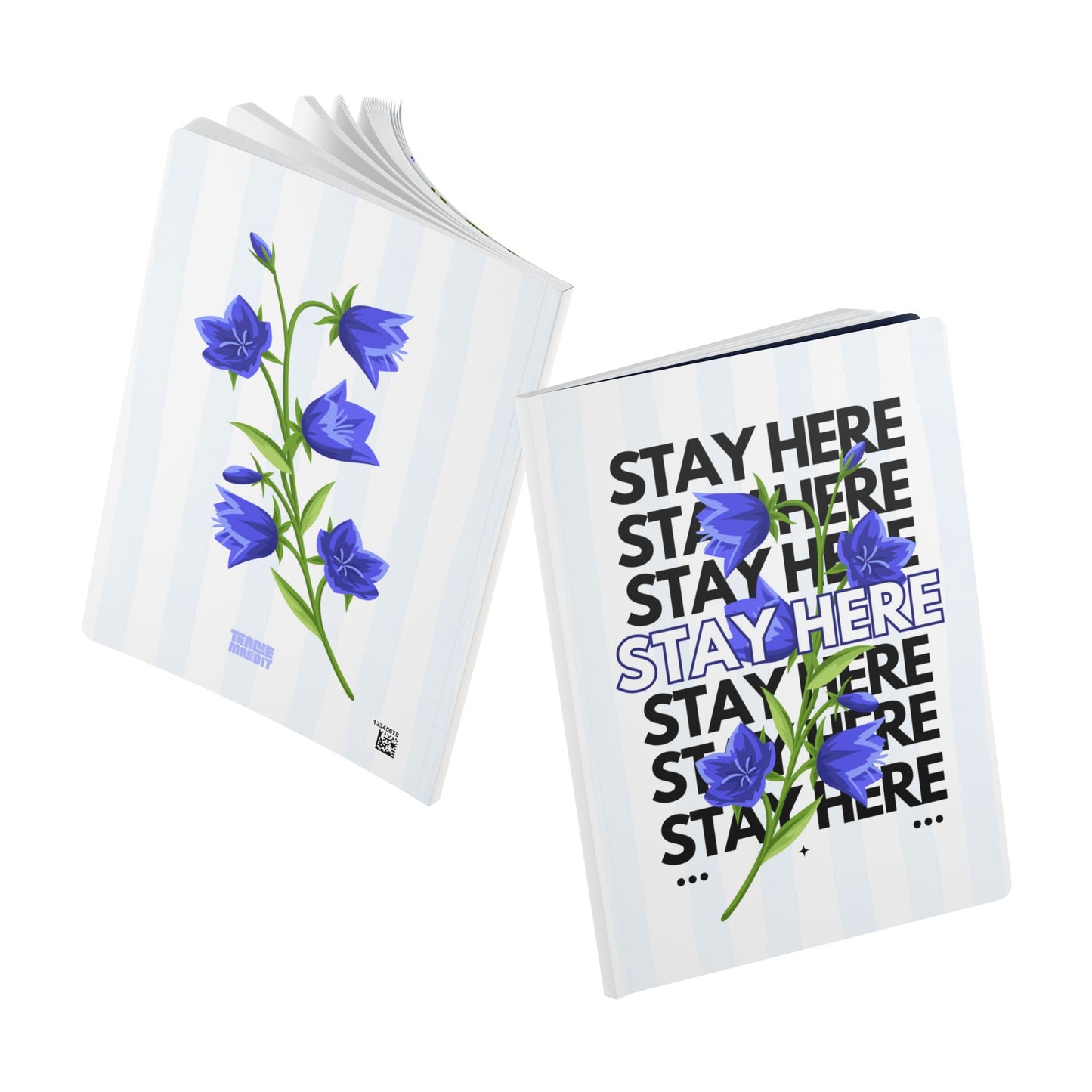 Stay Here: A Journal for Staying When It Feels Impossible (Blue)