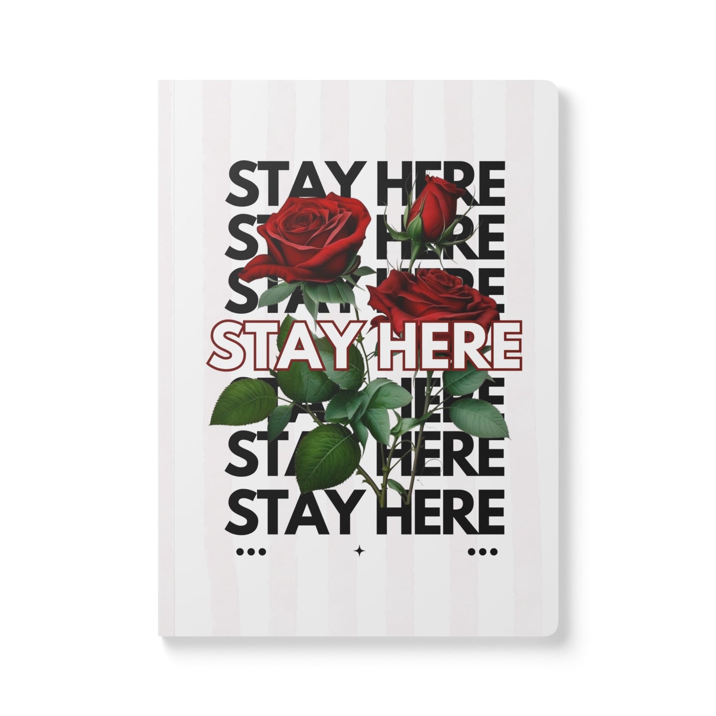Stay Here: A Journal for Staying When It Feels Impossible (Red)