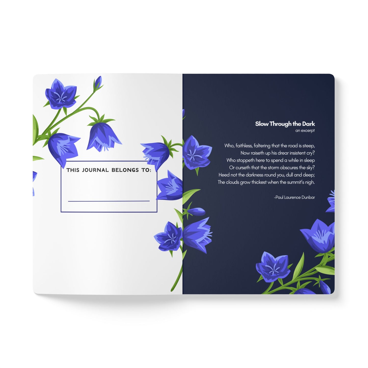Stay Here: A Journal for Staying When It Feels Impossible (Blue)