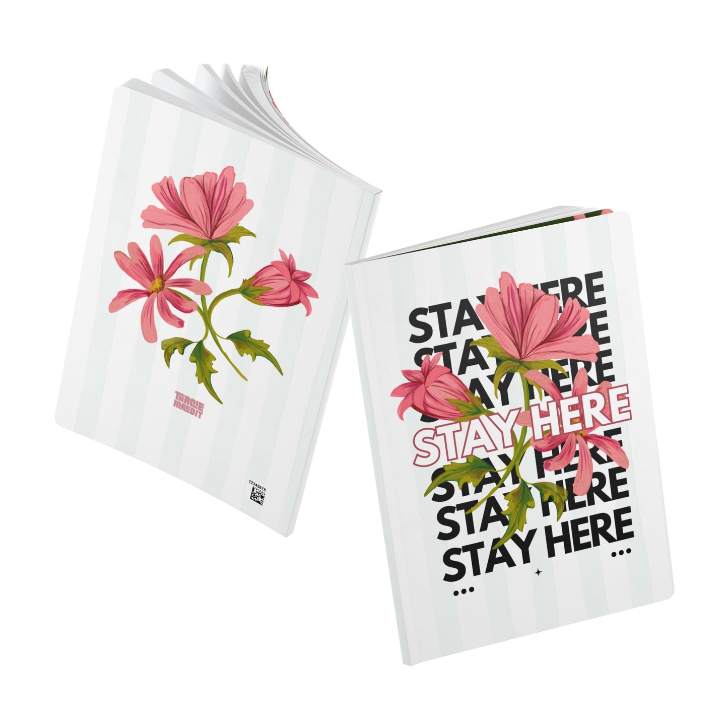 Stay Here: A Journal for Staying When It Feels Impossible (Pink)