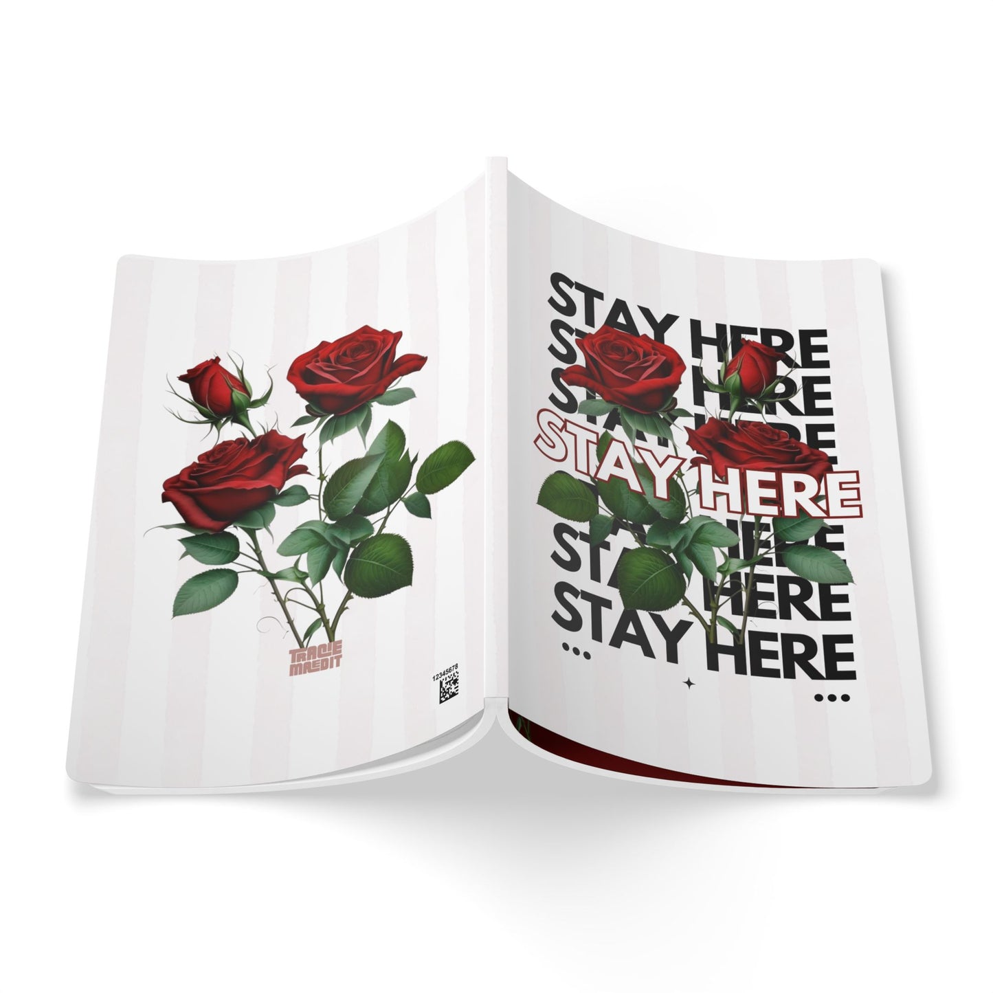 Stay Here: A Journal for Staying When It Feels Impossible (Red)