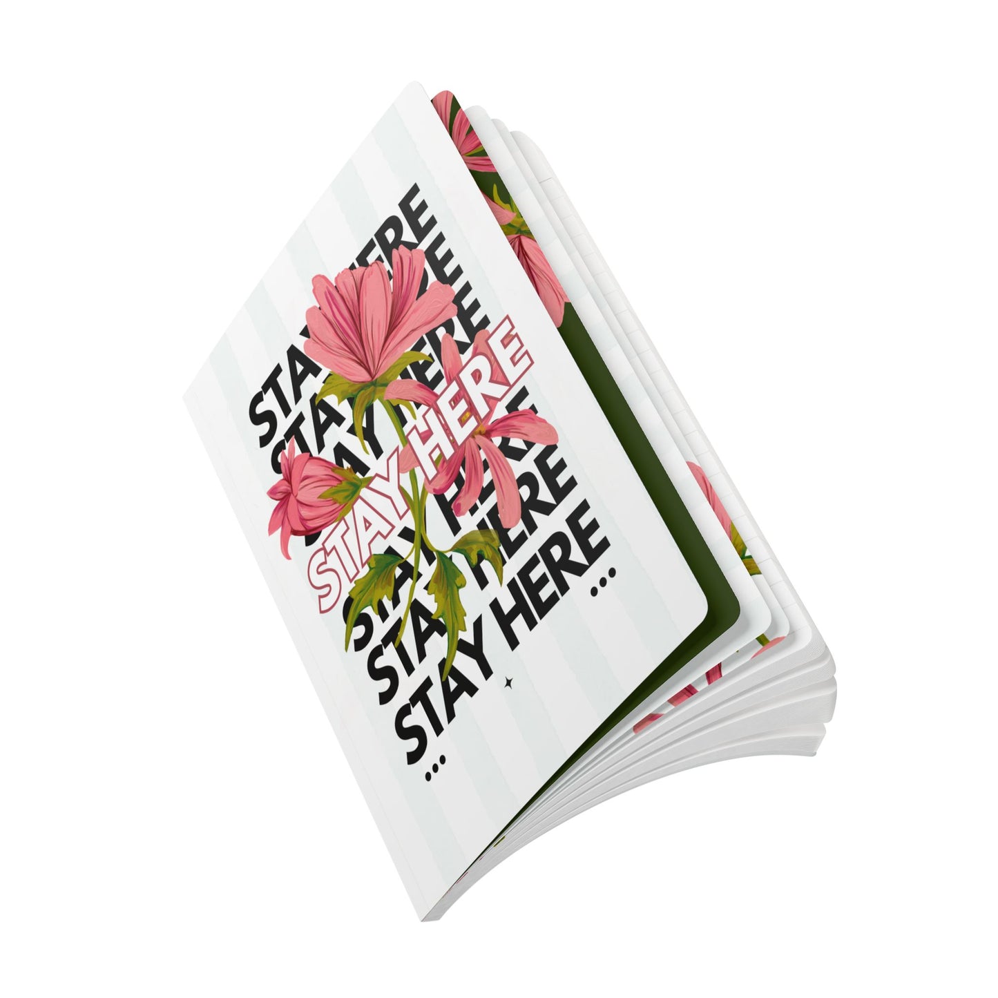Stay Here: A Journal for Staying When It Feels Impossible (Pink)