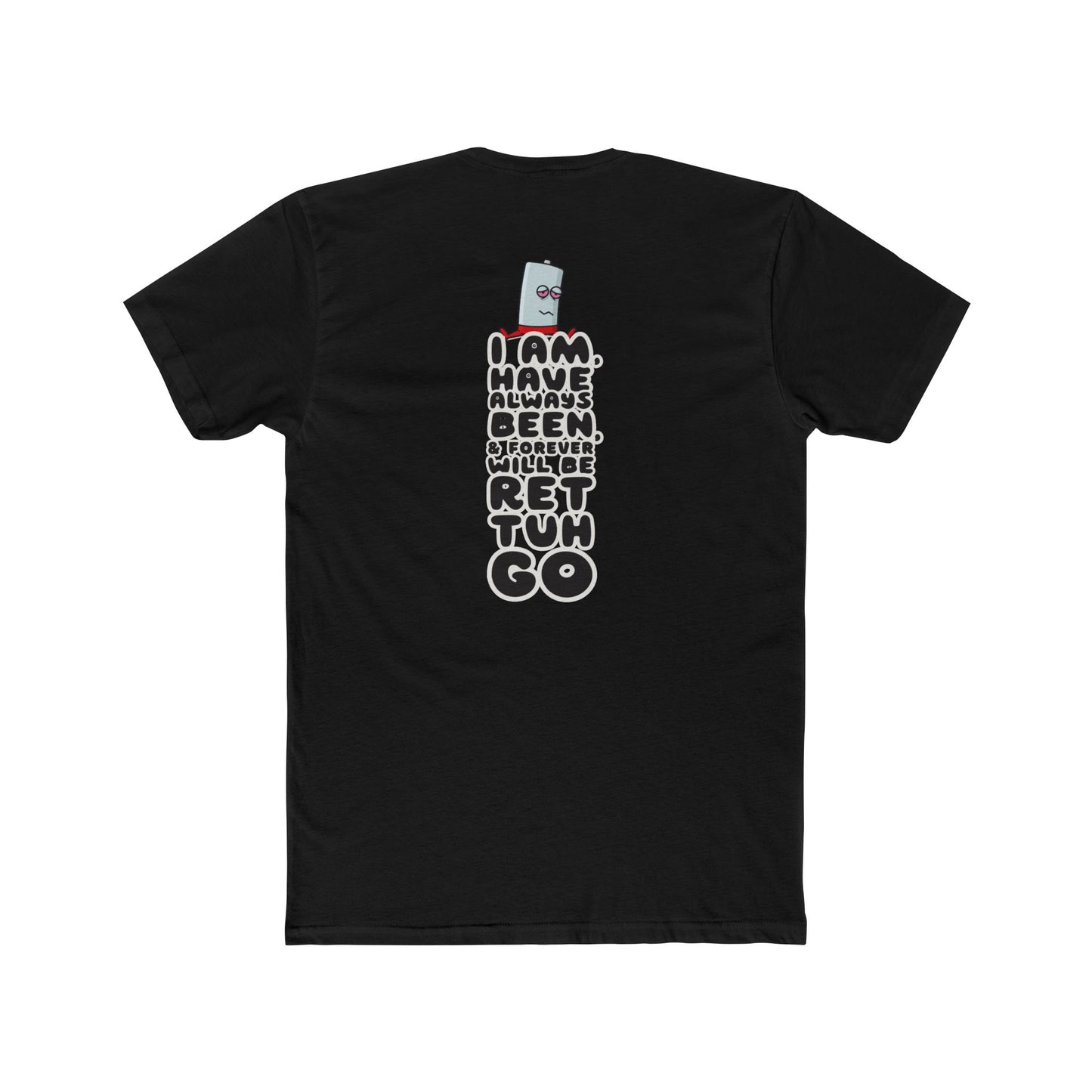 Ret Tuh Go: Unisex Cotton Crew Tee with Retro Design