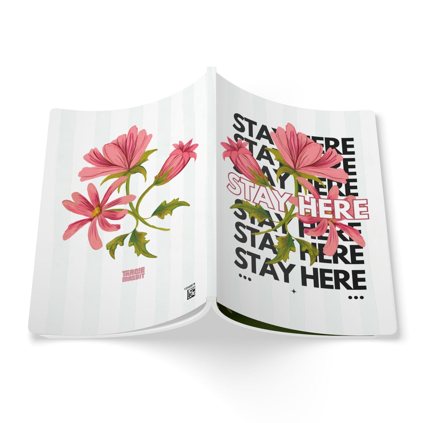 Stay Here: A Journal for Staying When It Feels Impossible (Pink)