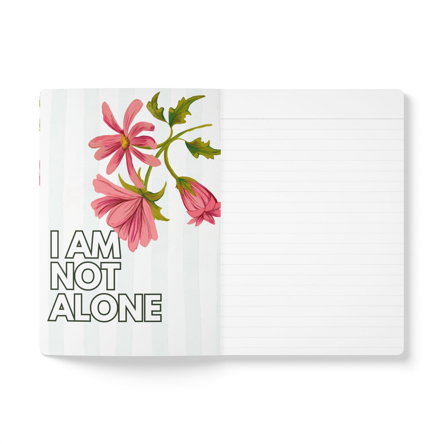 Stay Here: A Journal for Staying When It Feels Impossible (Pink)