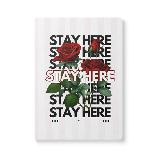 Stay Here: A Journal for Staying When It Feels Impossible (Red)