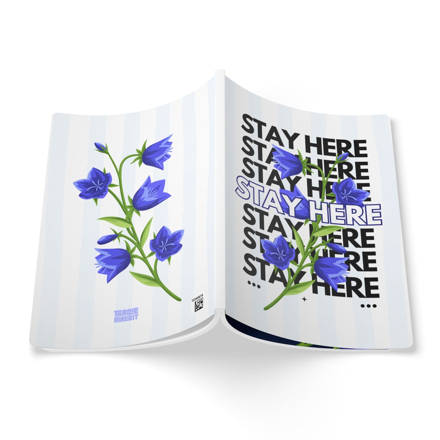 Stay Here: A Journal for Staying When It Feels Impossible (Blue)