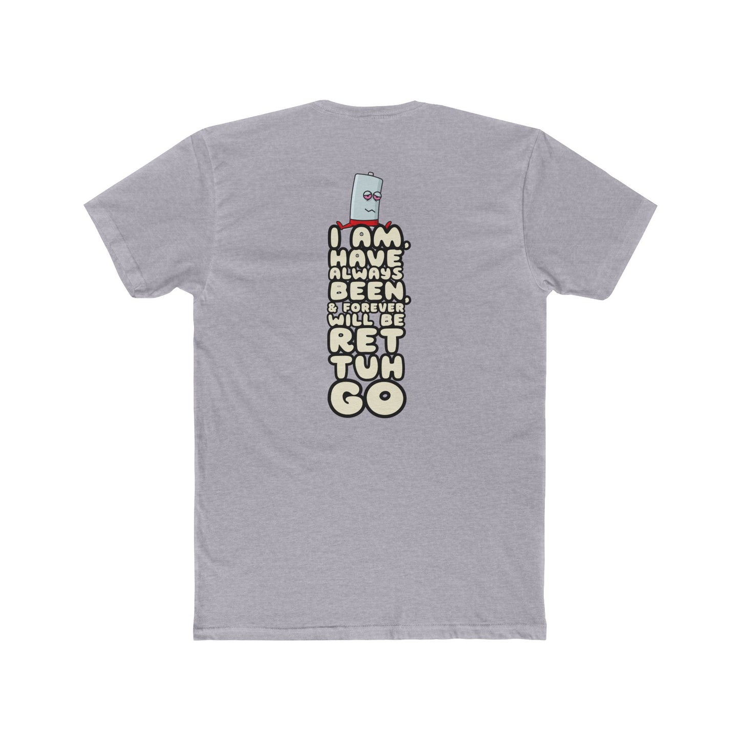Ret Tuh Go: Unisex Cotton Crew Tee with Retro Design