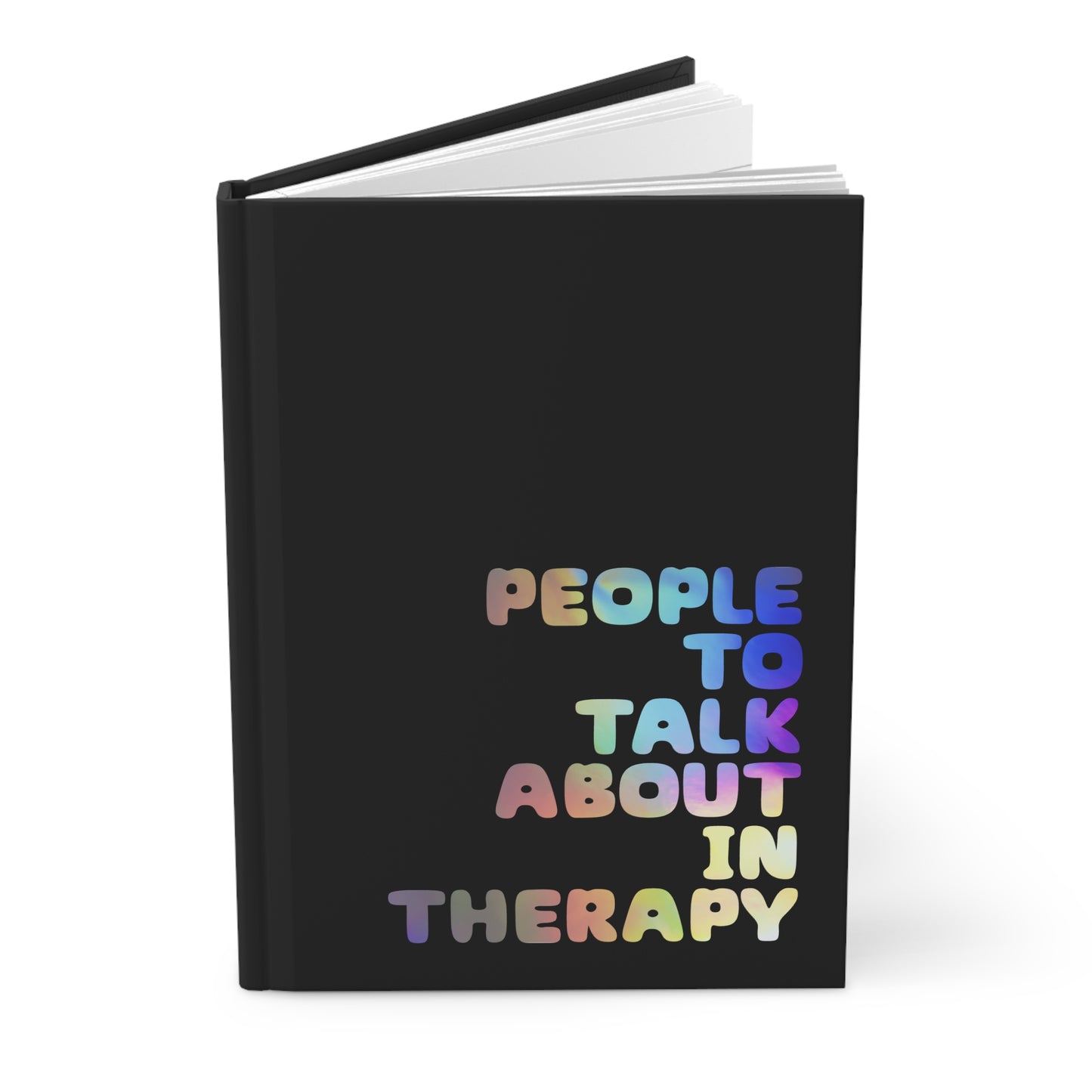 People to Talk About in Therapy: Blank Journal