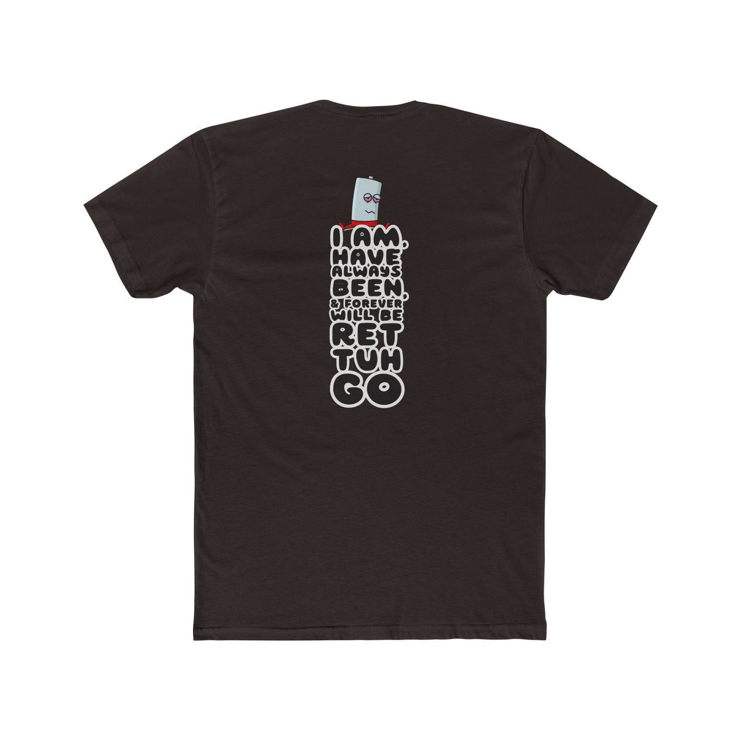 Ret Tuh Go: Unisex Cotton Crew Tee with Retro Design