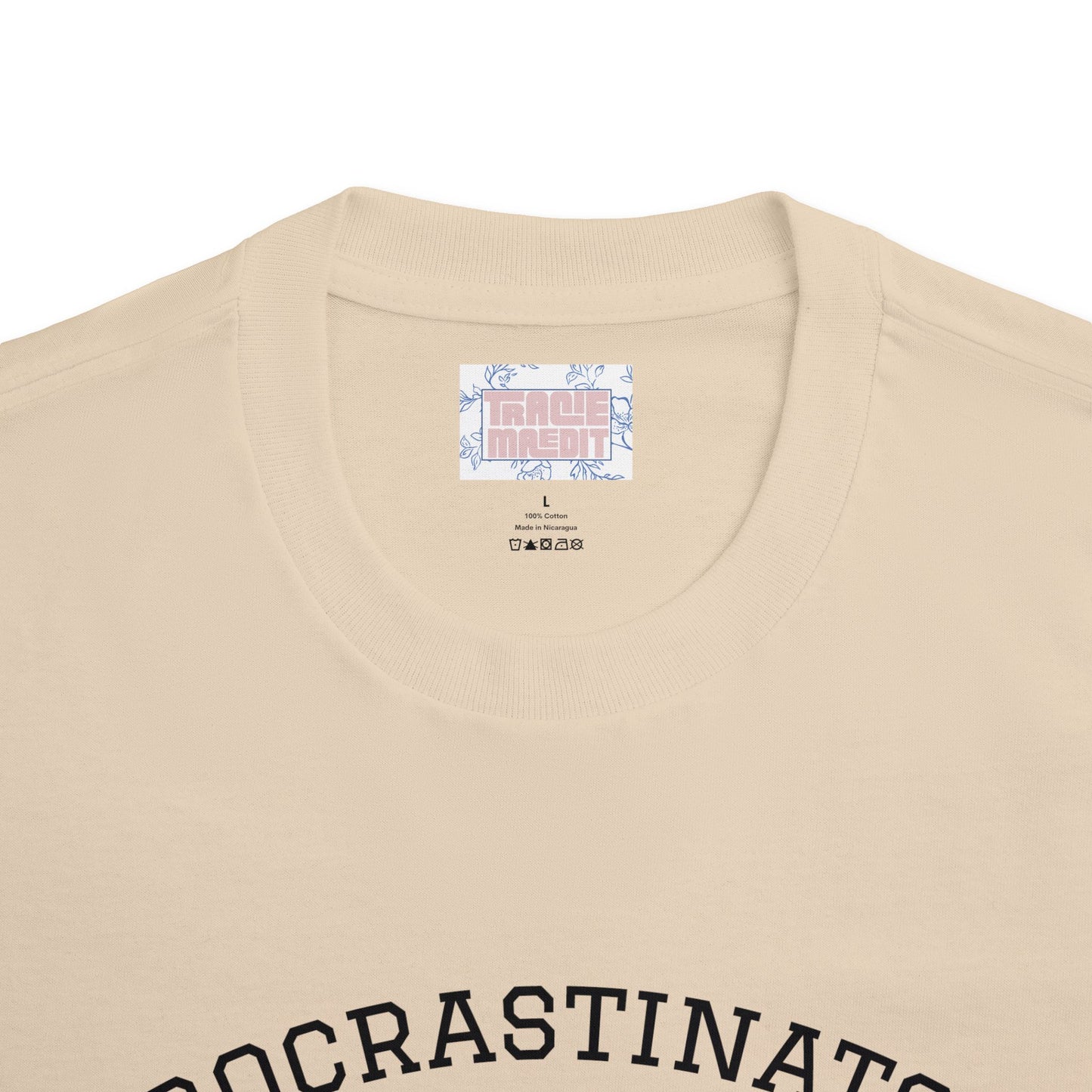 Customizable Procrastinator Unisex Classic Tee