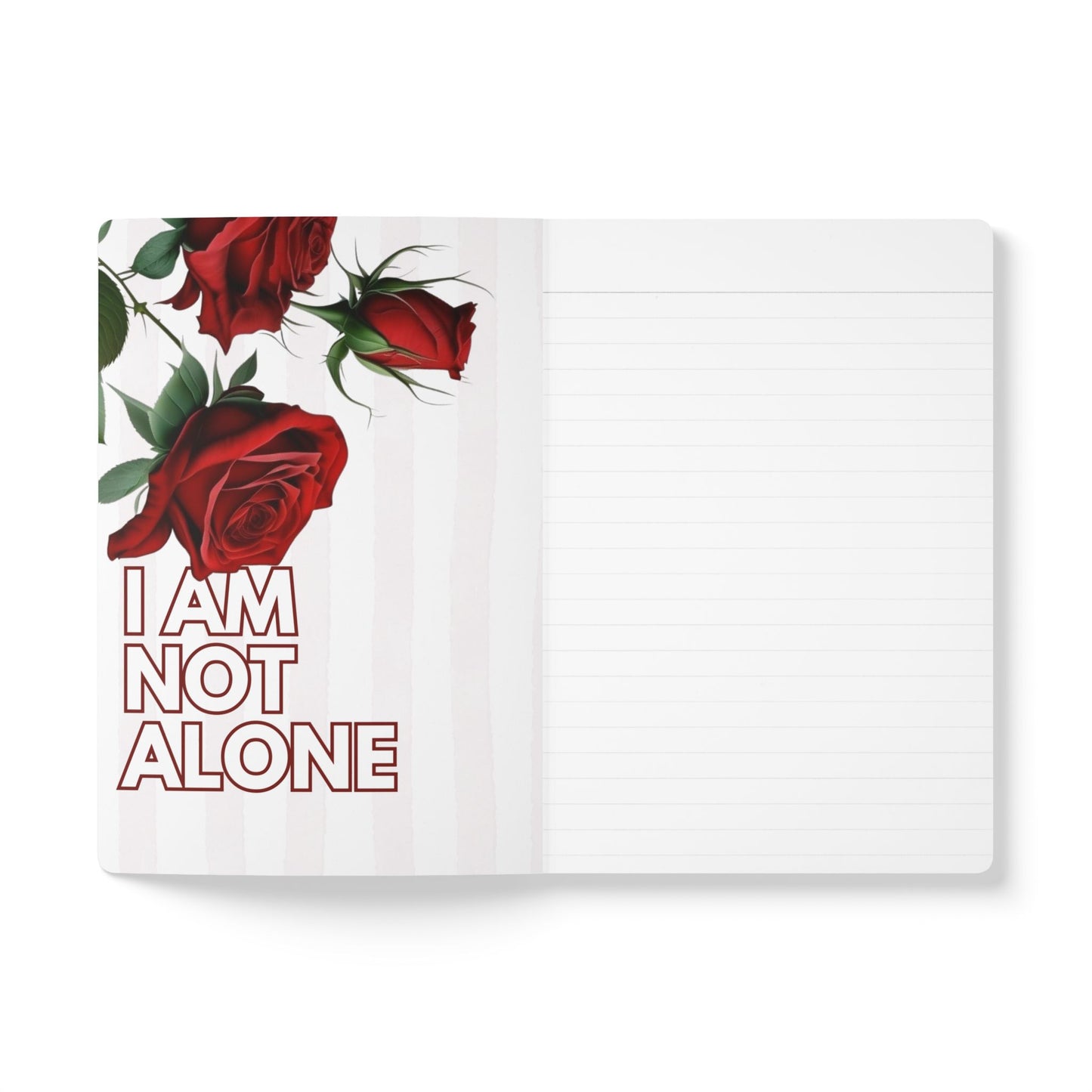 Stay Here: A Journal for Staying When It Feels Impossible (Red)