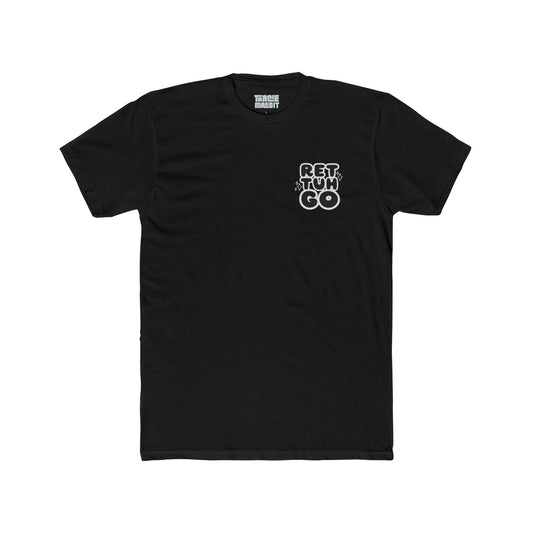 Ret Tuh Go: Unisex Cotton Crew Tee with Retro Design