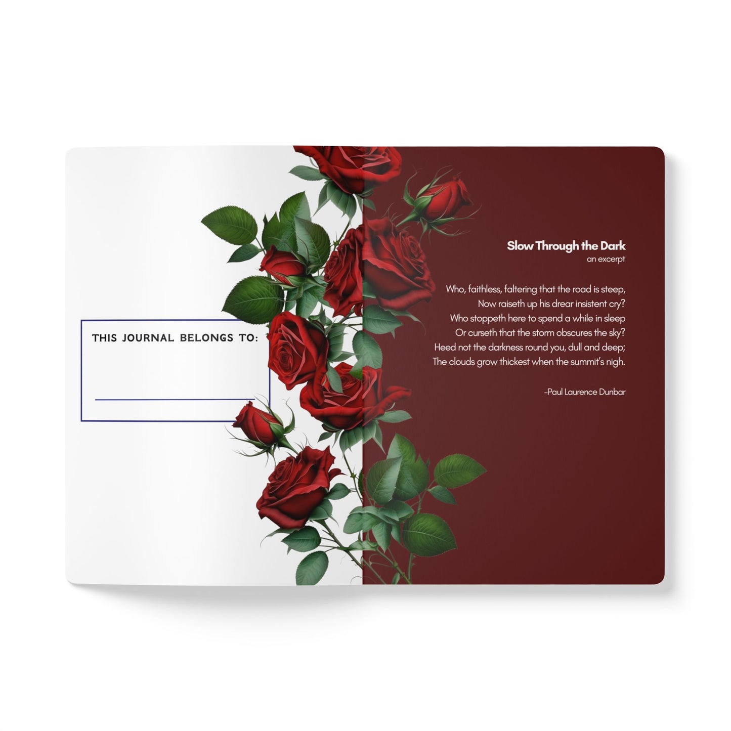 Stay Here: A Journal for Staying When It Feels Impossible (Red)