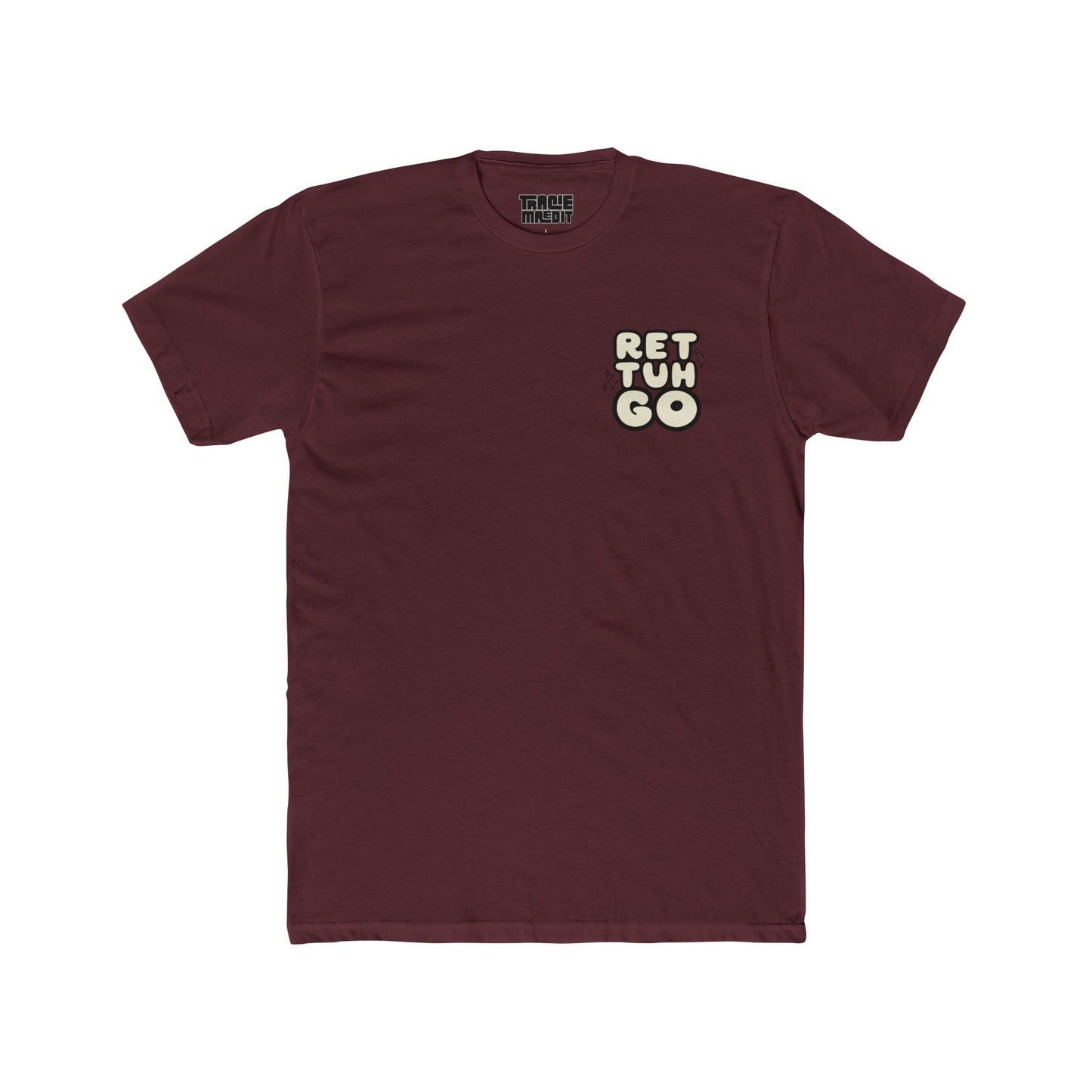 Ret Tuh Go: Unisex Cotton Crew Tee with Retro Design