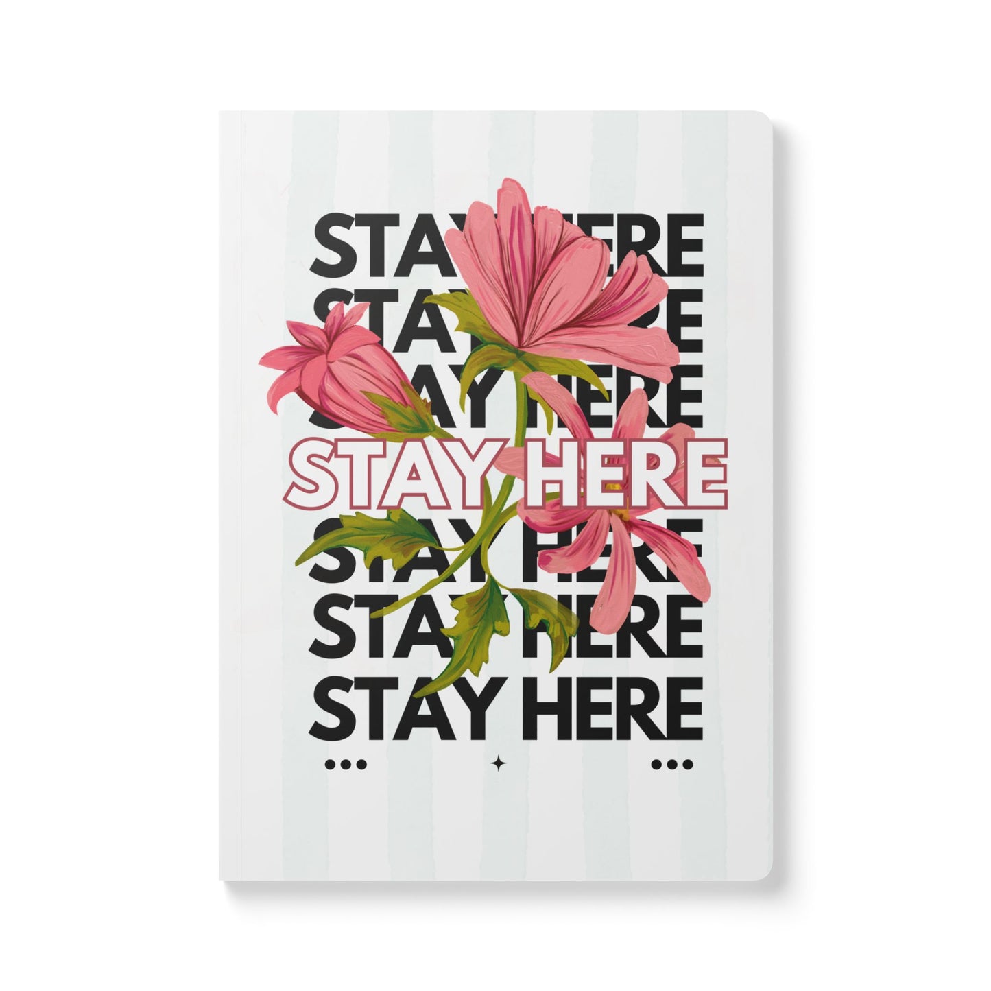 Stay Here: A Journal for Staying When It Feels Impossible (Pink)